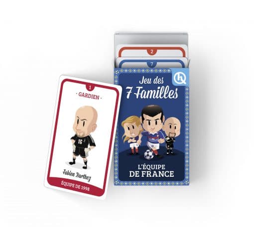 jeux carte 7 familles équipe de france
